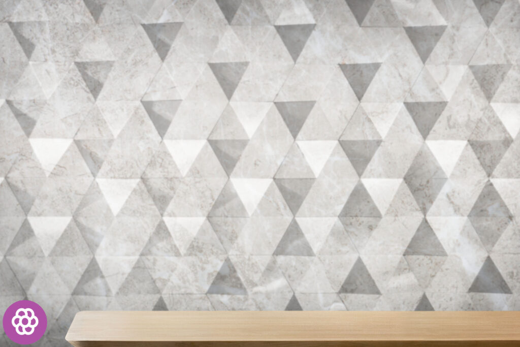 tapet til køkkenet, som